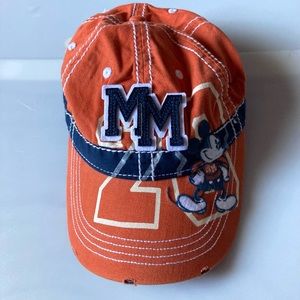 Disney Parks M.M.  Embroidered adjustable distressed  cap